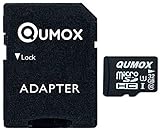 QUMOX 32GB Tarjeta Micro SD de Memoria de Clase 10 UHS-I, Velocidad de Escribir 15 MB/s, Velocidad de Lectura hasta 70 MB/s
